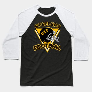 Pittsburgh Football Vintage Style Baseball T-Shirt